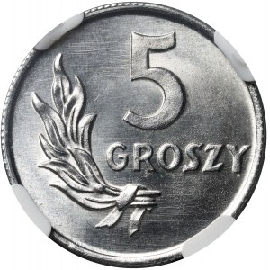 PRL, 5 pennies 1949, aluminum