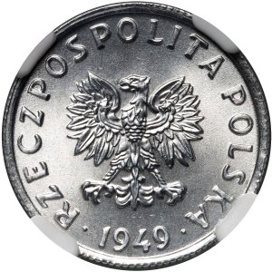 PRL, 5 pennies 1949, aluminum
