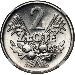 PRL, 2 złote 1958, Warszawa, Jagody