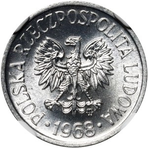 People's Republic of Poland, 5 pennies 1968, Warsaw
