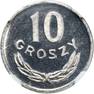 PRL, 10 pennies 1973, Warsaw, Prooflike
