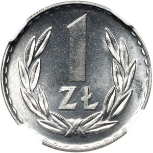 PRL, 1 zloty 1974, Warsaw