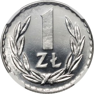 PRL, 1 zloty 1981, Warsaw, Prooflike