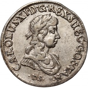 Pomorze, Karol XI, 1/3 talara 1673 DS, Szczecin