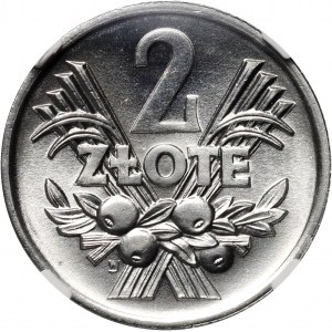 PRL, 2 zloty 1974, Warsaw, Berry