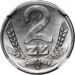 PRL, 2 zloty 1990, Warsaw