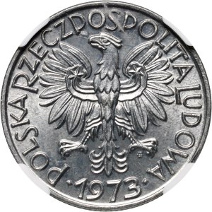 PRL, 5 złotych 1973, Rybak