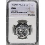PRL, 5 złotych 1973, Rybak