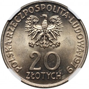 PRL, 20 złotych 1979, Międzynarodowy Rok Dziecka