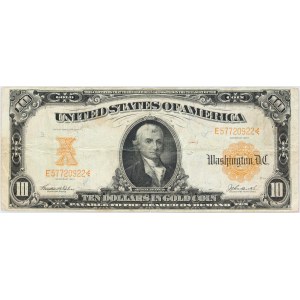 USA, 10 Dollars 1907, Gold Certificate, series E