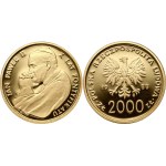 PRL, zestaw 4 monet z 1988 roku, Jan Paweł II - X Lat Pontyfikatu, stempel lustrzany (Proof)