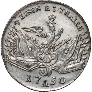 Germany, Prussia, Frederick II, 1/4 Thaler 1750 A, Berlin