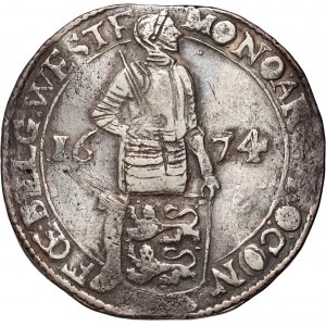 Netherlands, West Friesland, Silver Ducat 1674