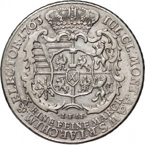 Frederick Krystian, thaler 1763 IFôF, Leipzig