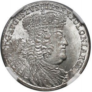 August III, ort 1755 EC, Leipzig
