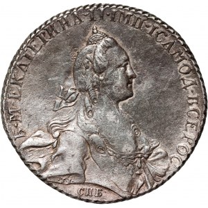 Russland, Katharina II., Rubel 1768 СПБ CA, St. Petersburg