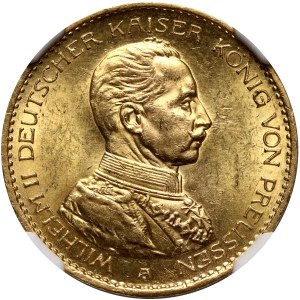 Germany, Prussia, Wilhelm II, 20 Mark 1914 A, Berlin