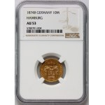 Germany, Hamburg, 10 Mark 1874 B, Hannover