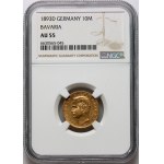 Germany, Bavaria, Otto, 10 Mark 1893 D, Munich