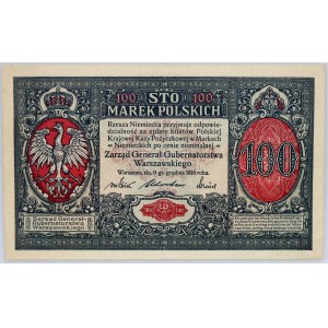 General Government, 100 Polish marks 9.12.1916, General, series A