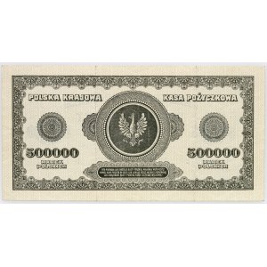 II RP, 500000 marek polskich 30.08.1923, seria U