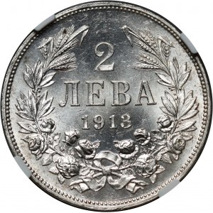 Bulgaria, Ferdinand I, 2 Leva 1913