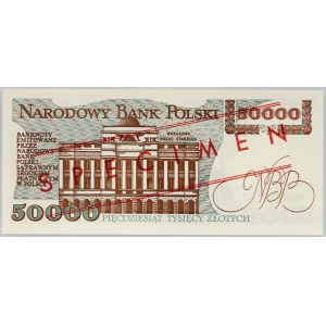 PRL, 50000 zloty 1.12.1989, MODEL, No. 0606, series A