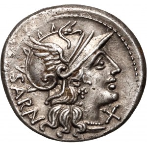 Roman Republic, M.Atilius Saranus 148 BC, Denar, Rome