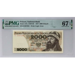 PRL, 2000 złotych 1.05.1977, seria E
