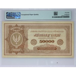 II RP, 50000 Polish marks 10.10.1922, series X