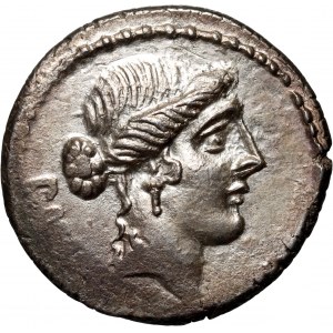 Roman Republic, D. Iunius Brutus Albinus 48 BC, Denar, Rome