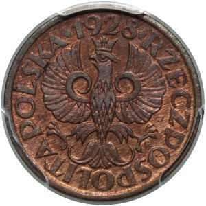 II RP, 1 grosz 1928, Warsaw