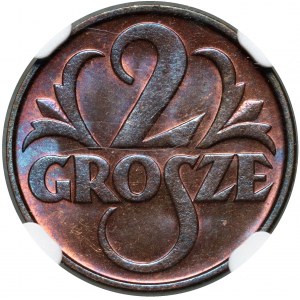 II RP, 2 pennies 1933, Warsaw