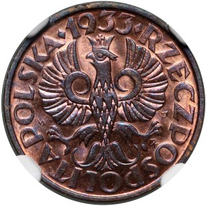 II RP, 2 pennies 1933, Warsaw