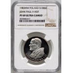 PRL, 1000 złotych 1983, Jan Paweł II, stempel lustrzany (Proof)