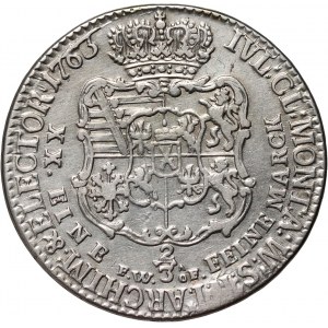 Frederick Krystian, 2/3 thaler 1763 FWôF, Dresden