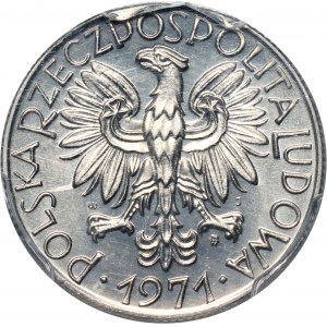 PRL, 5 złotych 1971, Rybak