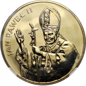 PRL, 10000 złotych 1982, Jan Paweł II, Valcambi, stempel zwykły