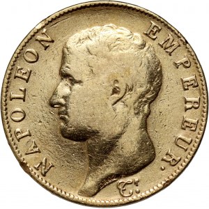 France, Napoleon I, 40 Francs AN14 W, Lille
