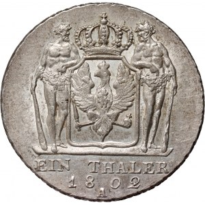Germany, Prussia, Friedrich Wilhelm III, Thaler 1802 A, Berlin