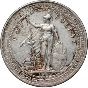 Vereinigtes Königreich, Victoria, Trade Dollar 1903 B, Mumbai