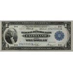 USA, Ohio, The Federal Reserve Bank of Cleveland, 1 Dollar 1918, series