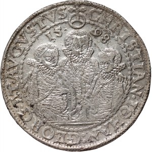 Germany, Saxony, Christian II, Johann Georg and August, Thaler 1598 HB, Dresden