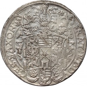 Germany, Saxony, Christian II, Johann Georg and August, Thaler 1598 HB, Dresden