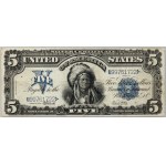 USA, 5 Dollars 1899, Silver Certificate, series M