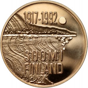 Finlandia, 1000 marek 1992 SM, Vantaa, 75. Rocznica odzyskania niepodległości