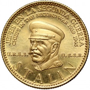 Venezuela, Chiefs in the Second World War, medal 1957, Stalin