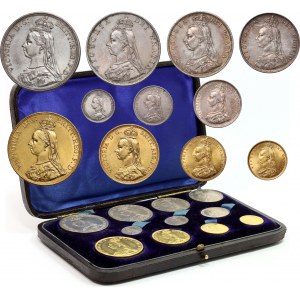 Great Britain, Victoria, Jubillee Coinage set, 1887