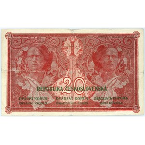 Czechoslovakia, 20 Korun 1919, P205 series