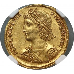 Cesarstwo Rzymskie, Konstancjusz II 337-361, Festaureus, Antiochia, Kwadryga